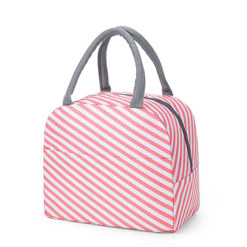 Large Capacity Cartoon Lunch Bag with Handle for School or Work