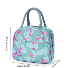Large Capacity Cartoon Lunch Bag with Handle for School or Work