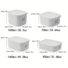 Large Capacity Refrigerator Fresh Keeping Box Kitchen Food Storage Box