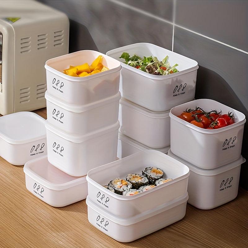 Large Capacity Refrigerator Fresh Keeping Box Kitchen Food Storage Box