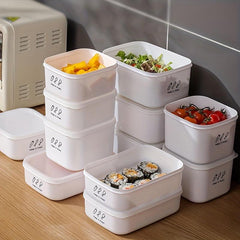 Large Capacity Refrigerator Fresh Keeping Box Kitchen Food Storage Box