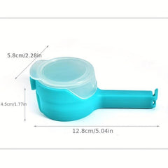 2pcs Sealing Clips w/ Pour Spout Toast Food Bag Clip Kitchen Storage Tool