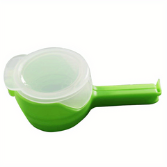 2pcs Sealing Clips w/ Pour Spout Toast Food Bag Clip Kitchen Storage Tool