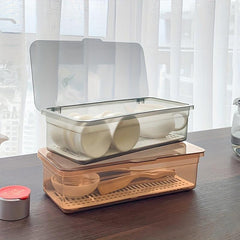 Tea Set Storage Box Large Capacity Dustproof Cutlery Holder