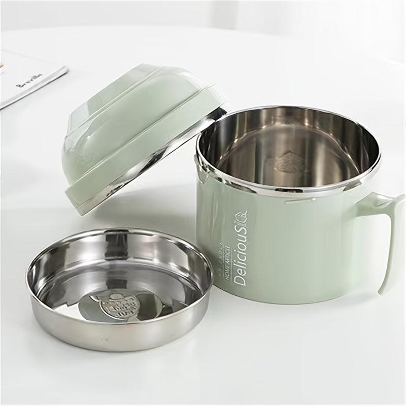 304 Stainless Steel Insulated Lunch Box Double Layer Bowl