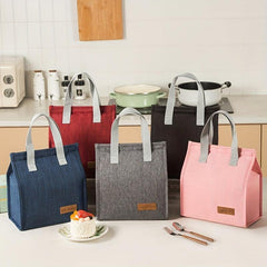 Leakproof Aluminum Foil Insulated Lunch Bag with Handle for Teens and Adults