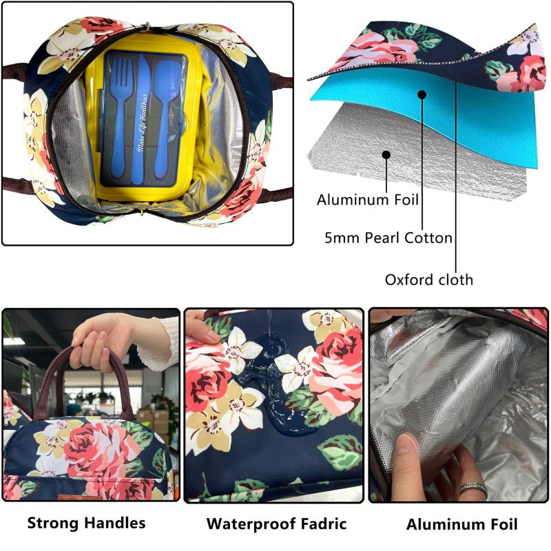 Bento Bag Ice Pack Outdoor Picnic Waterproof Lunch Container Camping Bag