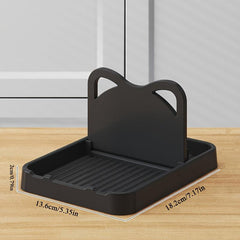 Plastic Pot Lid Rack Countertop Vertical Foldable Storage Tool
