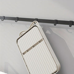 Plastic Pot Lid Rack Countertop Vertical Foldable Storage Tool