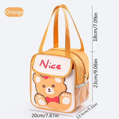 Cute Insulated Lunch Bag for Office Workers