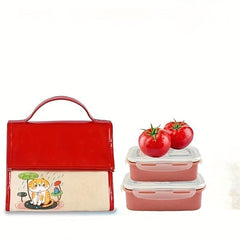 Bento Bag And Insulated Lunch Bag Waterproof Outdoor Picnic Container