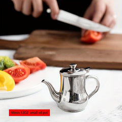 Mini Stainless Steel Pot With Strainer 13oz Kitchen Cooking Holder