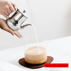 Mini Stainless Steel Pot With Strainer 13oz Kitchen Cooking Holder