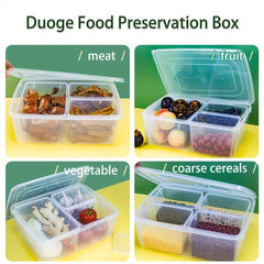Food Preservation Box with Compartments Kitchen Storage