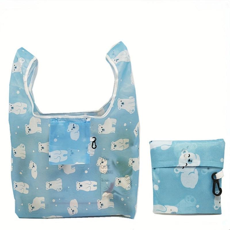 Foldable Satchel Bag Lightweight Portable Cloth Shopping Bag
