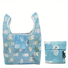Foldable Satchel Bag Lightweight Portable Cloth Shopping Bag