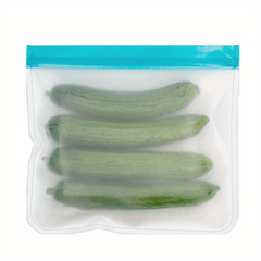 BPA Reusable Gallon Bags for Freezer Food Storage Leakproof Easy Seal