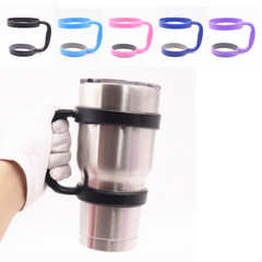 1pc Handle Tumbler Cup Holder Mug Insulated Grip Coffee Travel Oz Handles