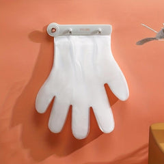 Disposable Glove Storage Clip Wall Mounted Glove Rack with 200 Gloves