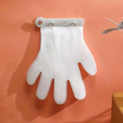 Disposable Glove Storage Clip Wall Mounted Glove Rack with 200 Gloves