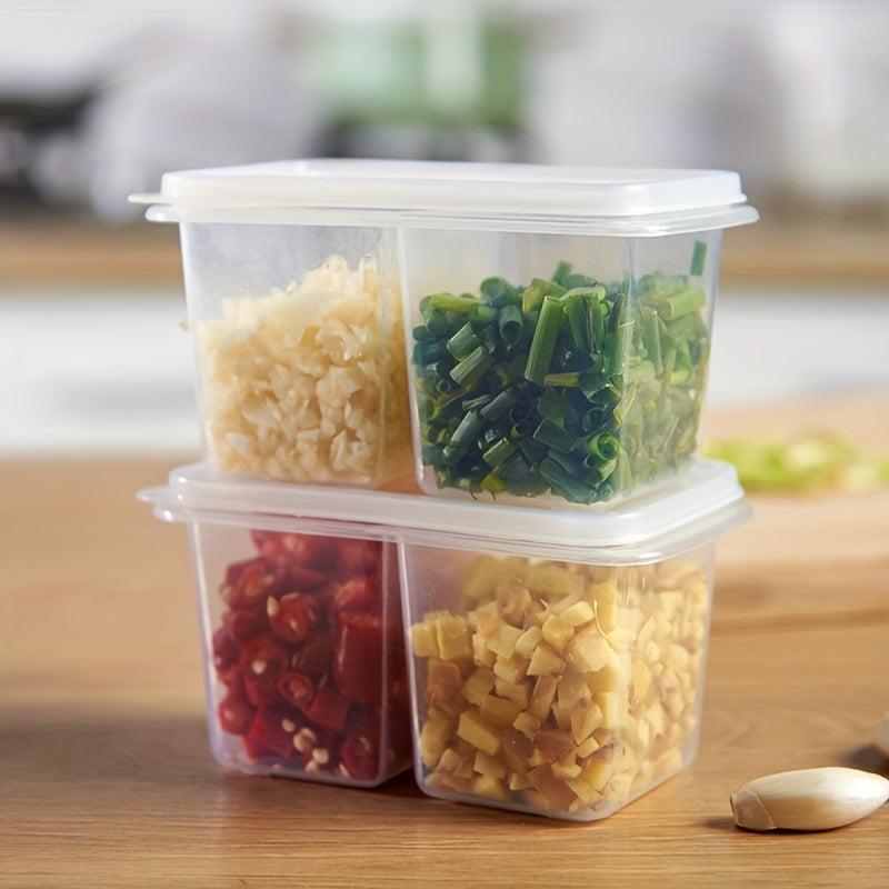 2pcs Scallion Ginger Garlic Seasoning Box - Fresh Ingredient Preservation