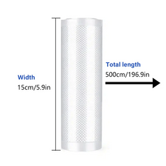 1 Roll Vacuum Sealer Bags Food Preservation Sealed Bag Household Reusable