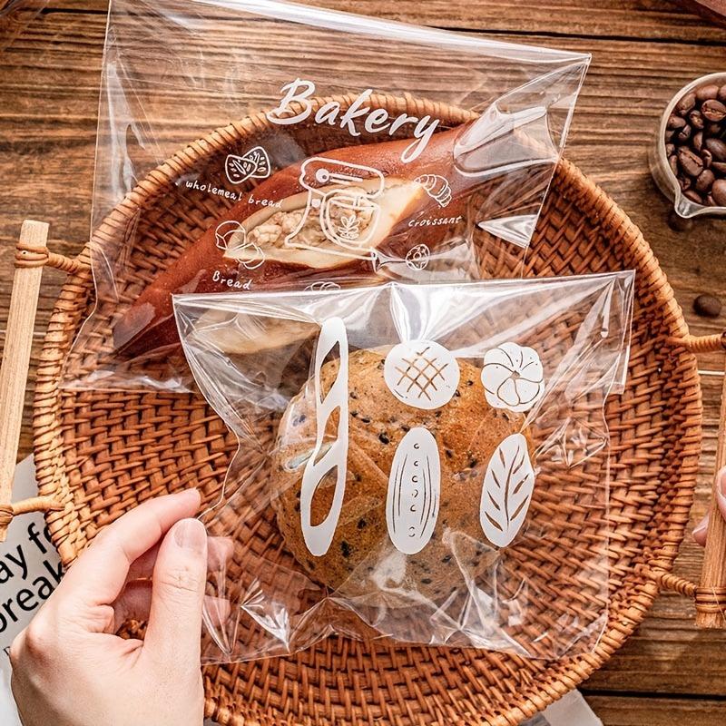 50 Pcs Self Sealing Plastic Bags for Snacks Jewelry Food Storage