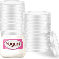 Yogurt Jar Sealed Leakproof Lids Reusable Storage Replacement