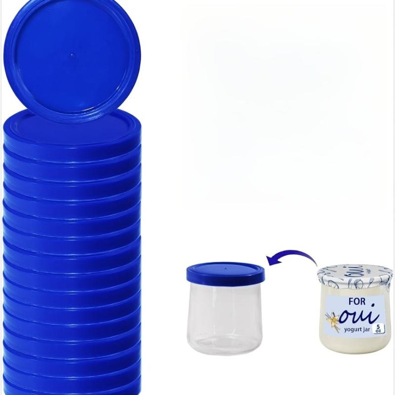 Yogurt Jar Sealed Leakproof Lids Reusable Storage Replacement