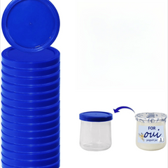Yogurt Jar Sealed Leakproof Lids Reusable Storage Replacement