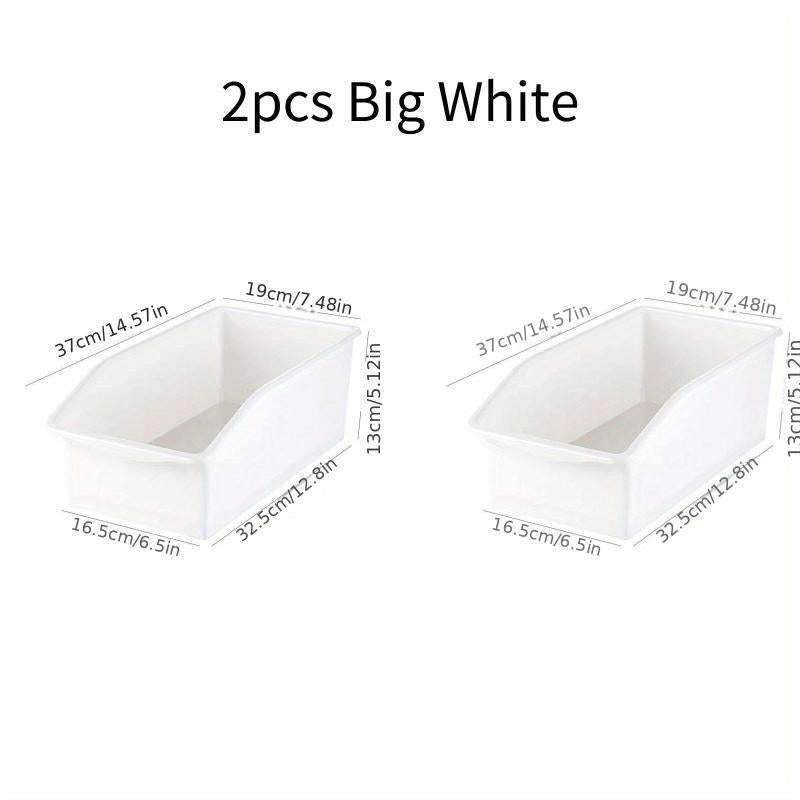 4pcs Transparent Refrigerator Storage Boxes Fresh Keeping Food Container