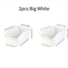 4pcs Transparent Refrigerator Storage Boxes Fresh Keeping Food Container