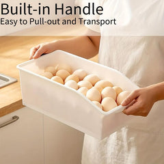 4pcs Transparent Refrigerator Storage Boxes Fresh Keeping Food Container
