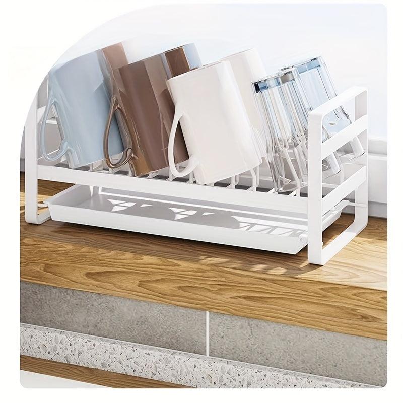 1pc Dish Storage Rack Kitchen Dish Drain Rack Plate Storage And Finishing Rack