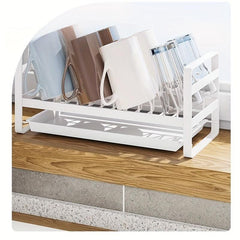 1pc Dish Storage Rack Kitchen Dish Drain Rack Plate Storage And Finishing Rack