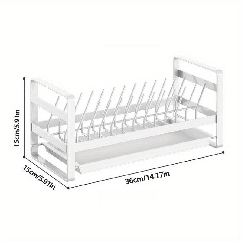 1pc Dish Storage Rack Kitchen Dish Drain Rack Plate Storage And Finishing Rack