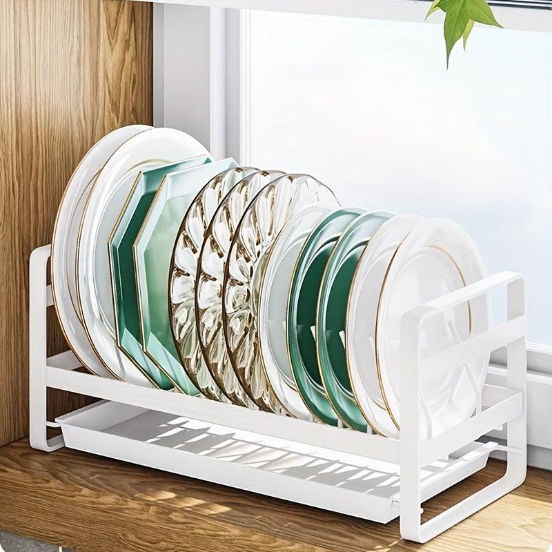 1pc Dish Storage Rack Kitchen Dish Drain Rack Plate Storage And Finishing Rack