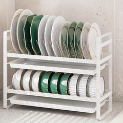 1pc Dish Storage Rack Kitchen Dish Drain Rack Plate Storage And Finishing Rack