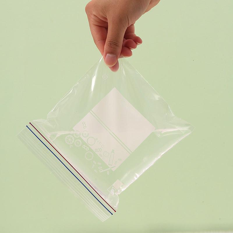 20pcs Reusable Storage Zipper Bag Fresh Keeping Anti-odor Leak Proof Freezer Bag