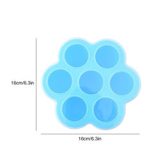 Silicone Food Storage Box with Fresh Seal - Ideal for Meatballs, Ice