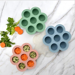 Silicone Food Storage Box with Fresh Seal - Ideal for Meatballs, Ice