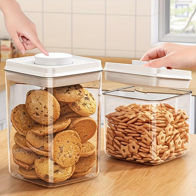 1pc 35oz Sealed Food Storage Container Transparent Fresh-keeping Box