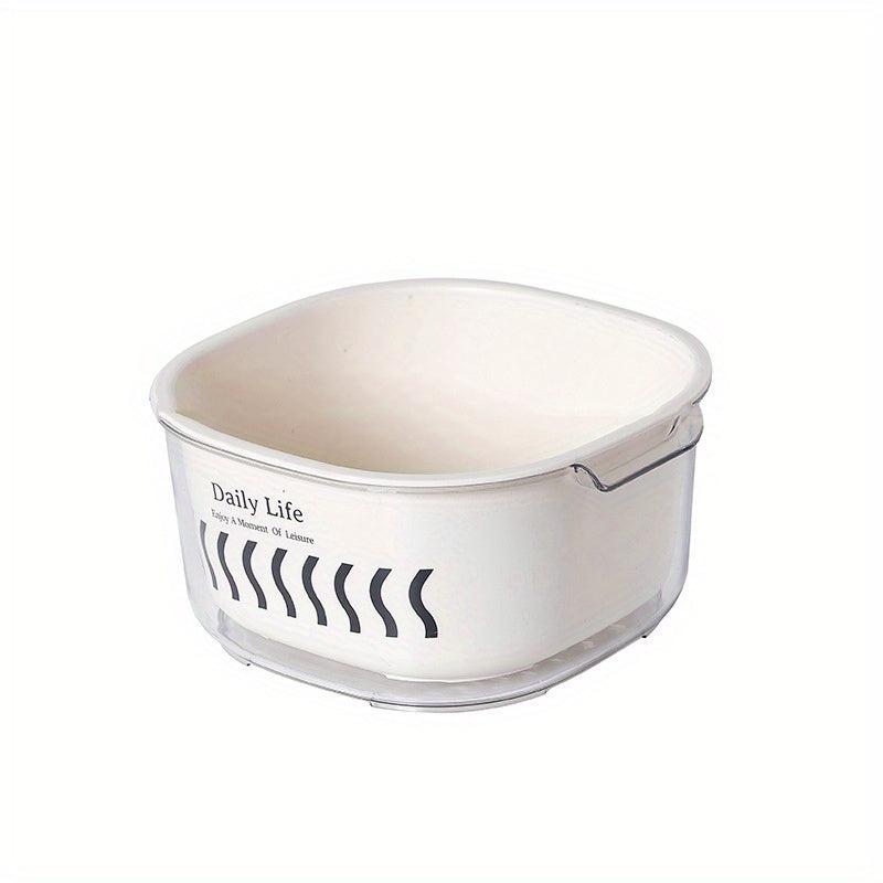 2-in-1 Drainage Basket and Washing Bowl for Fruits and Vegetables