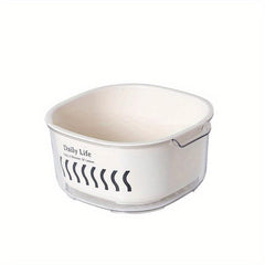 2-in-1 Drainage Basket and Washing Bowl for Fruits and Vegetables