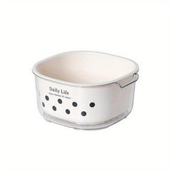 2-in-1 Drainage Basket and Washing Bowl for Fruits and Vegetables