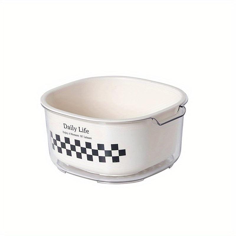 2-in-1 Drainage Basket and Washing Bowl for Fruits and Vegetables