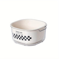 2-in-1 Drainage Basket and Washing Bowl for Fruits and Vegetables