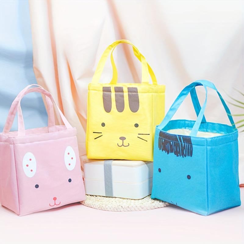 Cartoon Insulated Bento Bag Tote Lunch Box Ice Pack Picnic Waterproof Bag