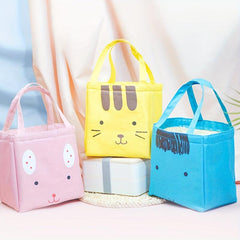 Cartoon Insulated Bento Bag Tote Lunch Box Ice Pack Picnic Waterproof Bag