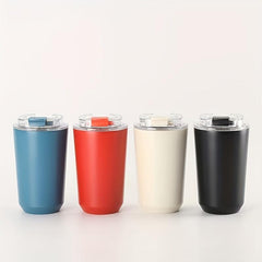13oz Stainless Steel Travel Coffee Mug Leak Proof Lid Insulated Water Cup
